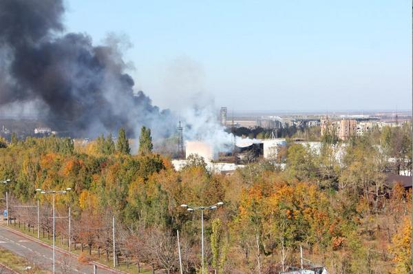 Обстрелы в районе Донецка