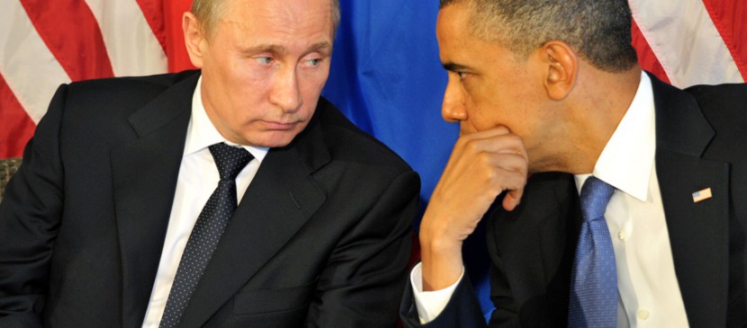 Путин и Барак Обама