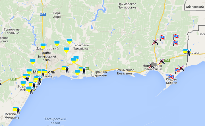 Карта п седово донецкая область