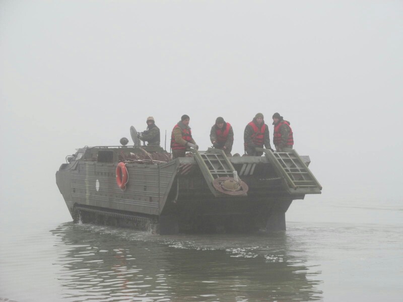 постановка донных мин на побережье Азовского моря