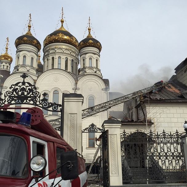 Обстрел собора в Горловке