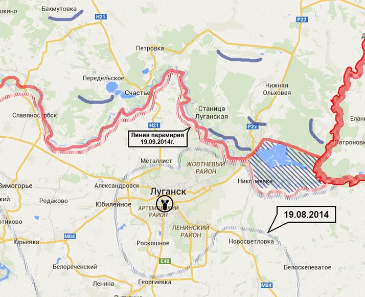 Георгиевка луганская область карта