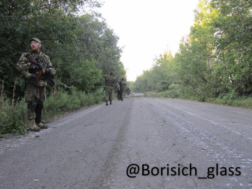 на пути к Зелёному, ополченец Мороз