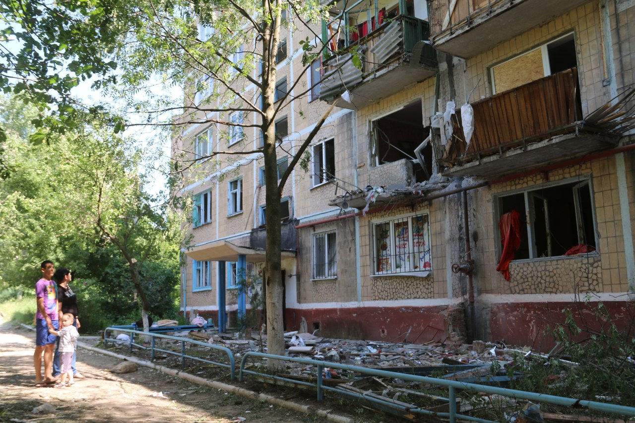 всу разбили дом в Горловке