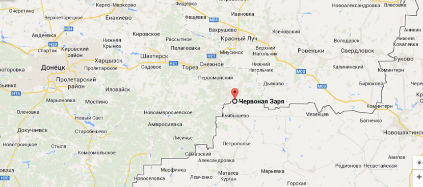 Орловка украина на карте донецкой области