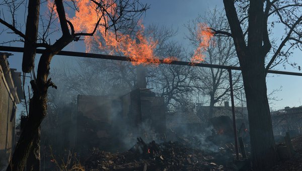Обстрелы Донецка