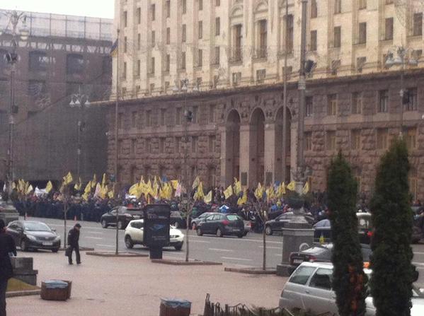 Митинг против Кличко