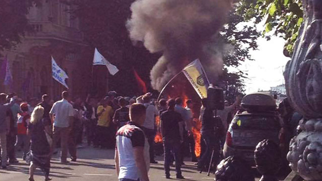 митинг возле Верховной Рады