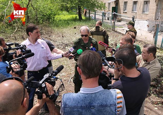 Басурин приехал в Горловку