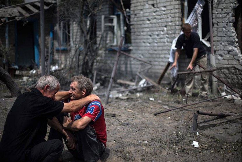 Фото бомбежек донбасса