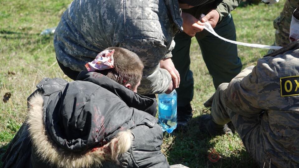 на стройплощадке в Одессе стрельба