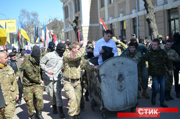 В Ивано-Франковской области была зарегистрирована ячейка Оппозиционного блока, к протестам радикалов.