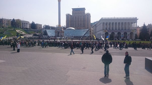 ПРОТЕСТ ГОРНЯКОВ В КИЕВЕ