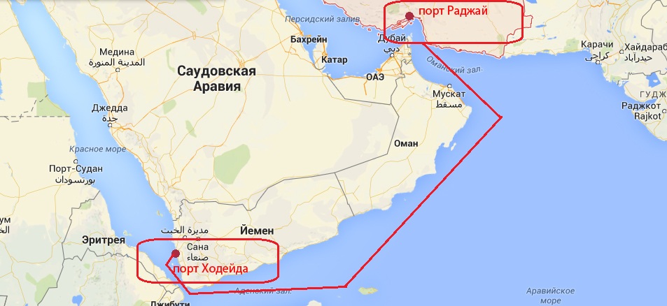 Карта ирана и саудовской аравии