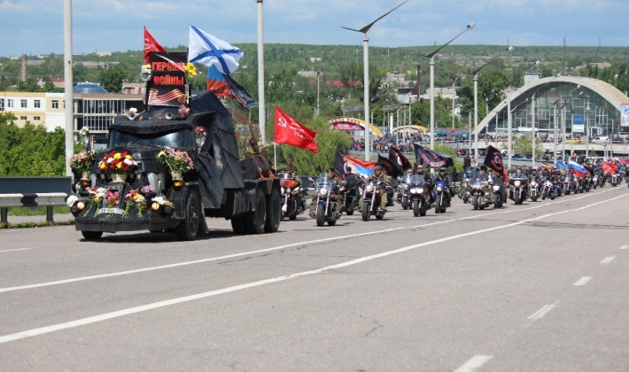 ночные волки в луганске