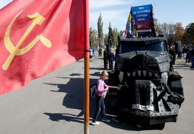 Парад на день города в луганске