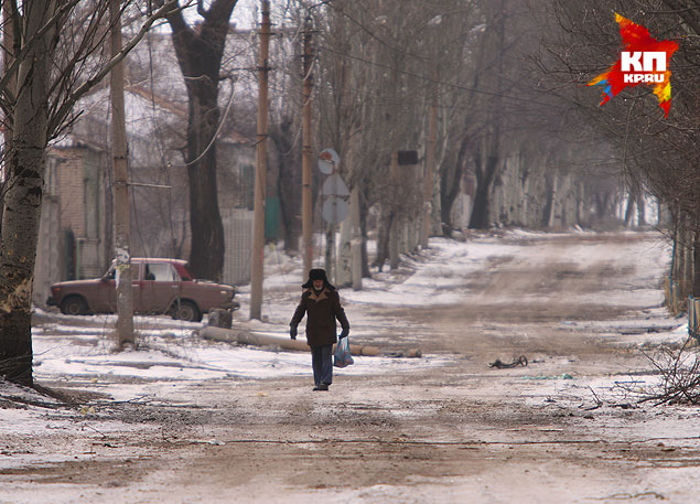 Октябрьский, Дебальцево