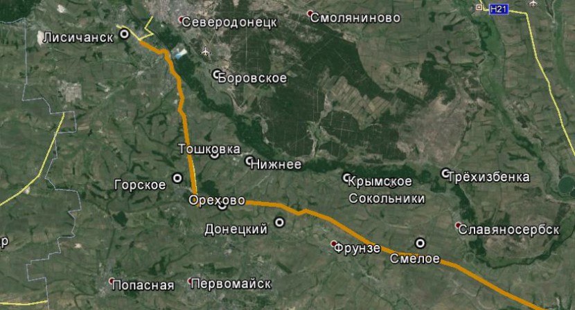 ЛНР карта