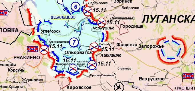 ДНР карта