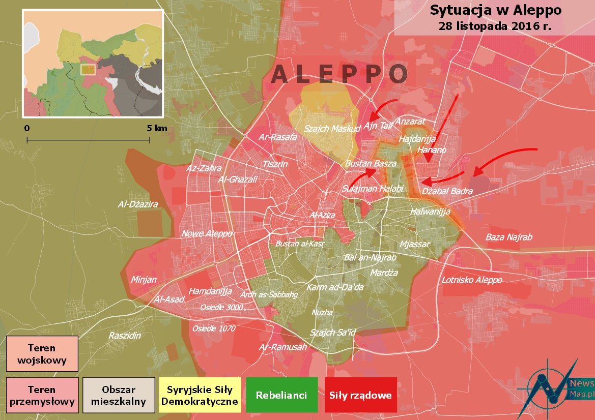 Карта алеппо сегодня 2016 карта боевых действий