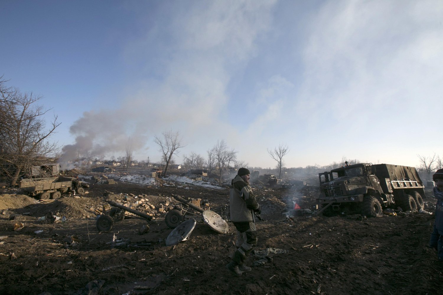 Фотографии боев на украине