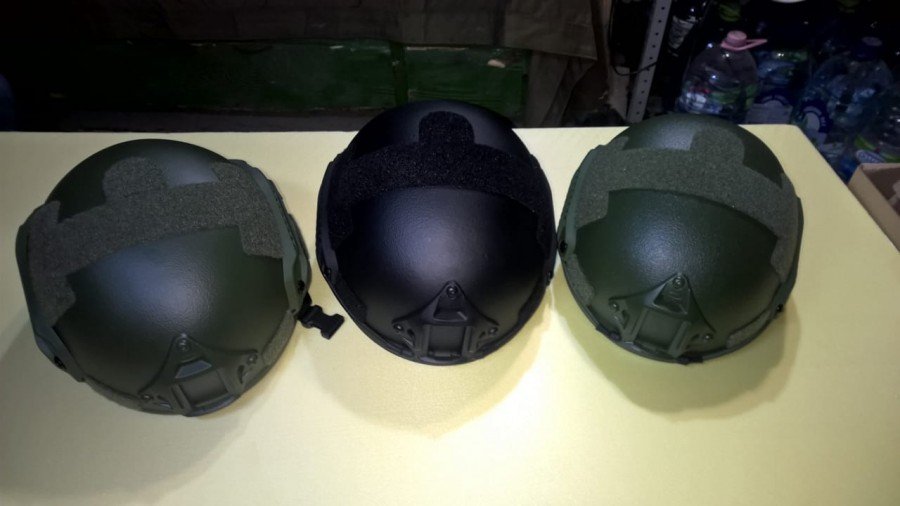 Боевые защитные шлемы для НМ Донбасса