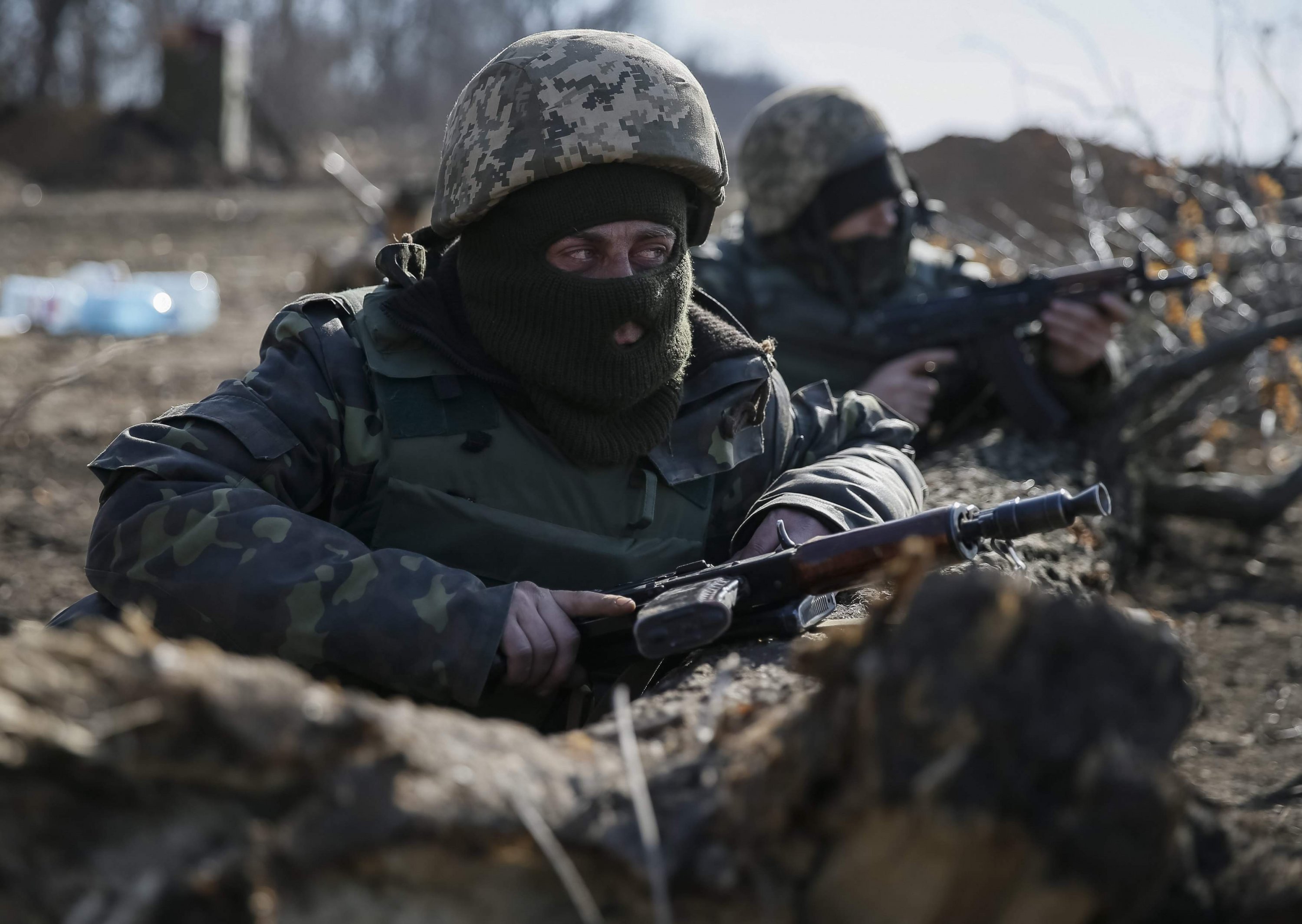 Фото военных действий на донбассе