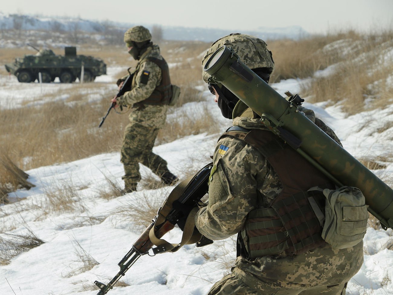 Фото военных действий на донбассе