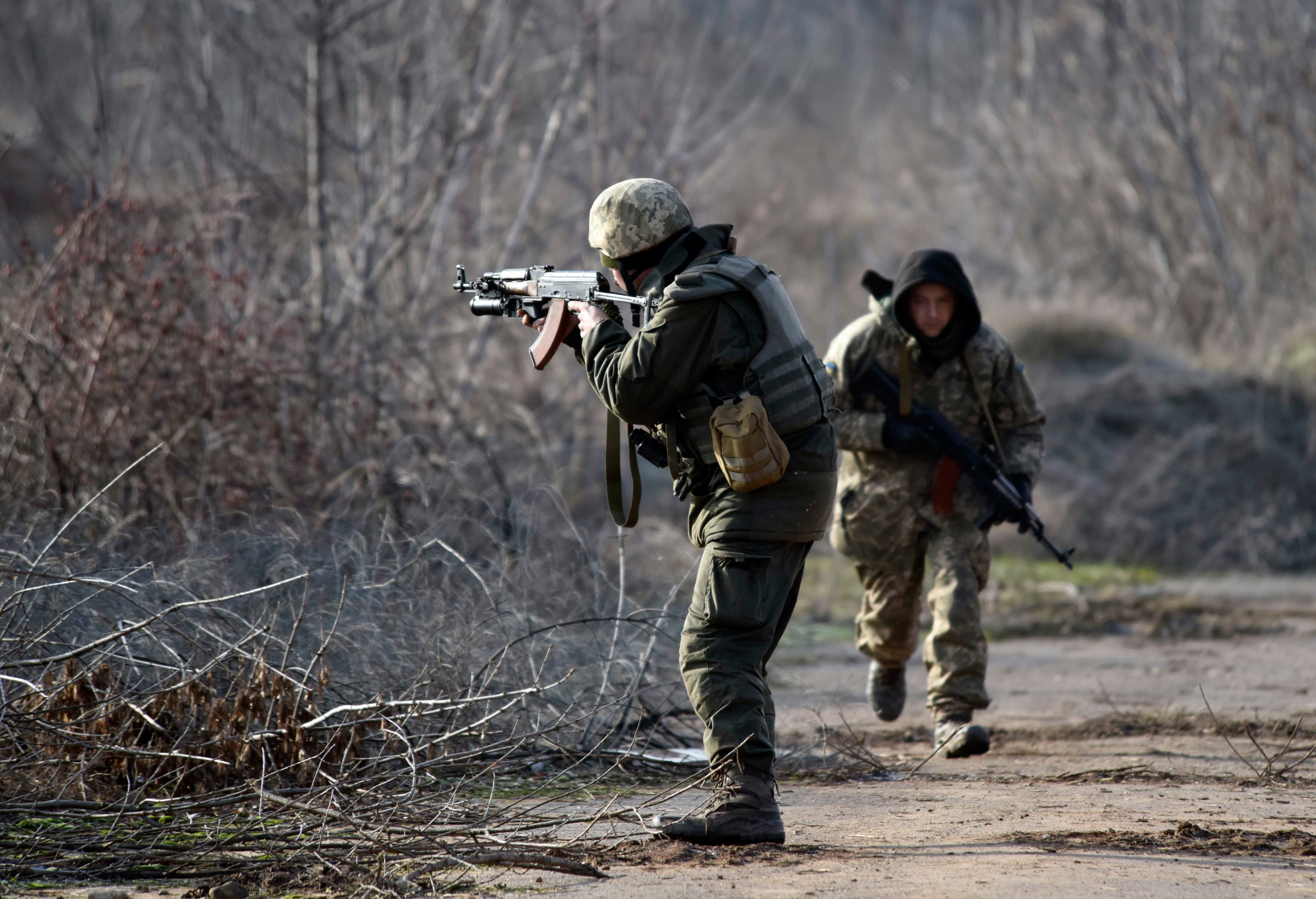 Фото военных действий на донбассе