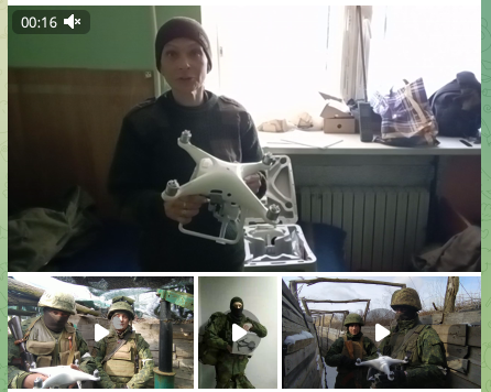 Видеоотчеты МОО Вече о доставленных защитникам Донбасса БПЛА